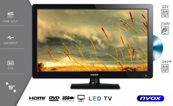 NVOX 19C510D TV DVBT USB DVD 18.5"